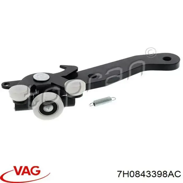 Ролик двери боковой/сдвижной, правый нижний VAG 7H0843398AC цена, от 12.40 USD