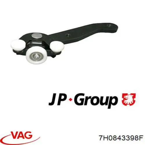 Ролик двери боковой/сдвижной, правый нижний VAG 7H0843398F цена, от 20.85 USD