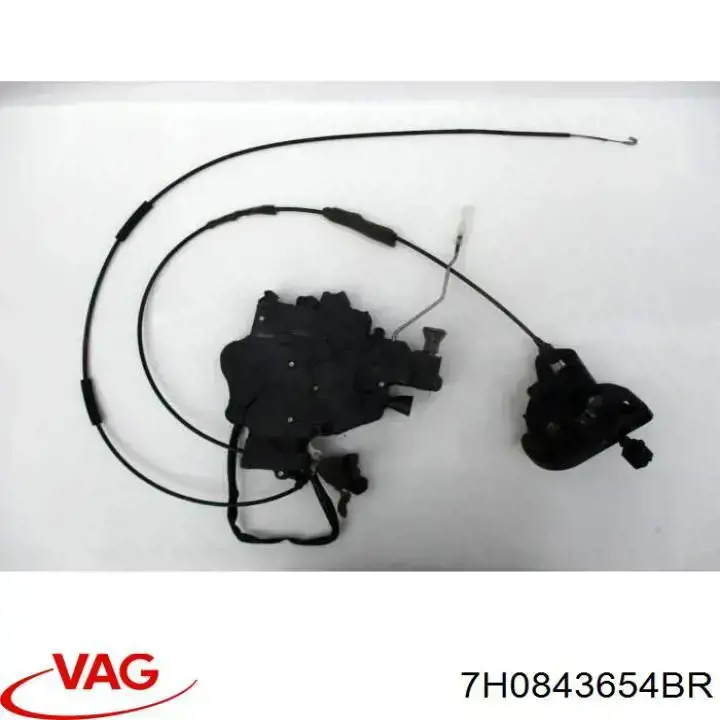 7H0843654BR VAG Cerradura de puerta corrediza lateral puerta corrediza original y equivalente