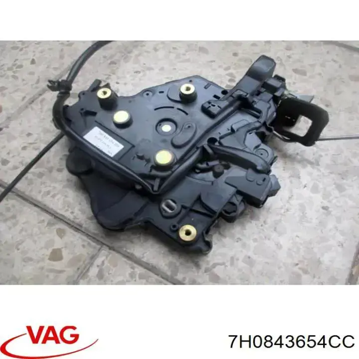 7H0843654CC VAG Cerradura de puerta corrediza lateral puerta corrediza original y equivalente