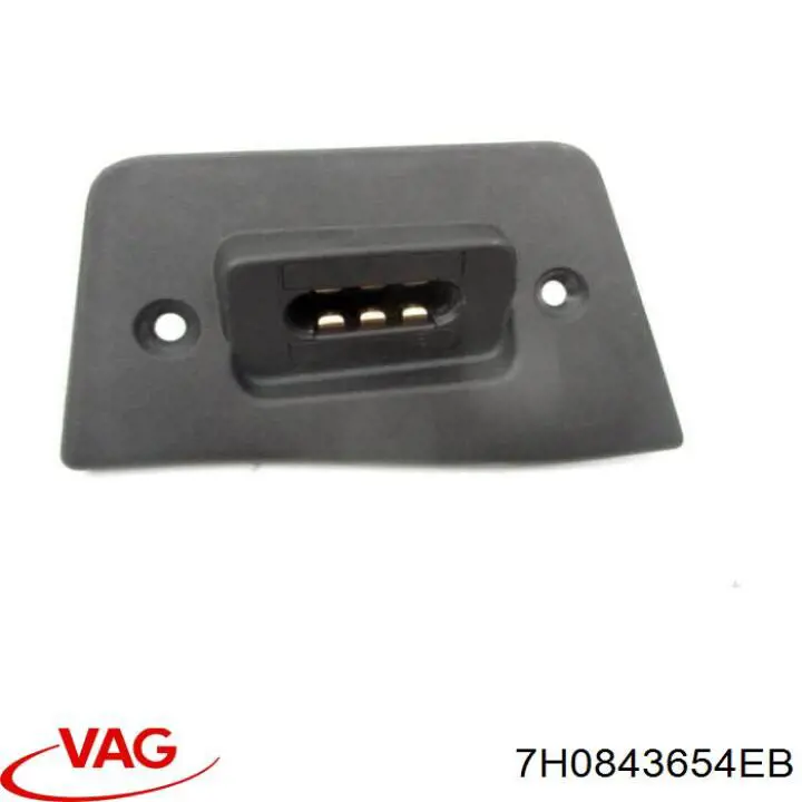 7E0843654AK VAG Механизм замка двери боковой (сдвижной)