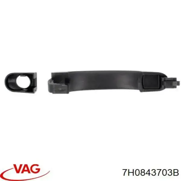 Купить 7H0843703B VAG Ручка боковой двери наружная