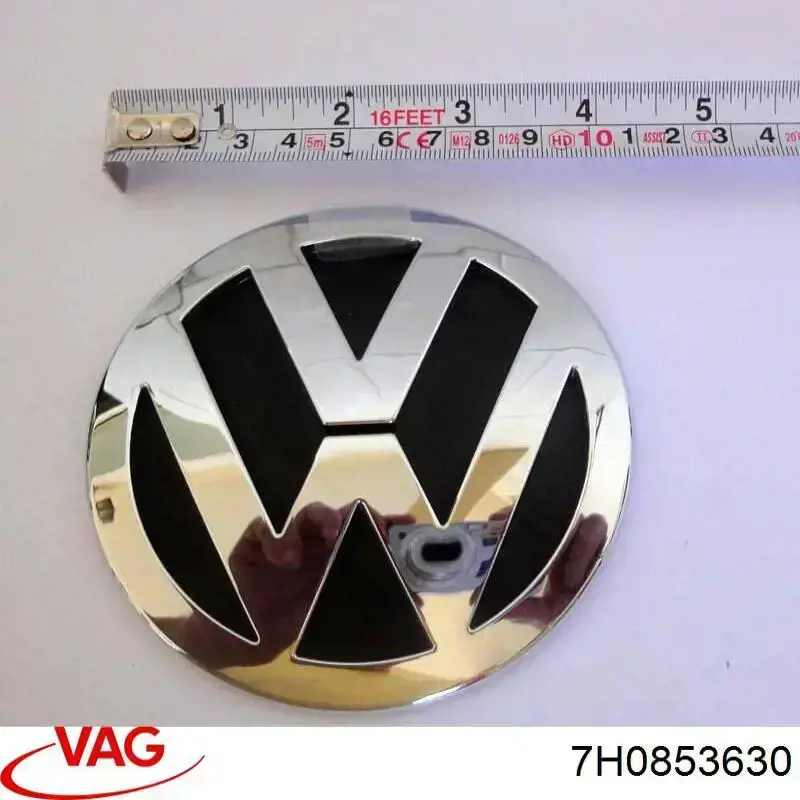 Эмблема крышки багажника 7H0853630ULM VAG