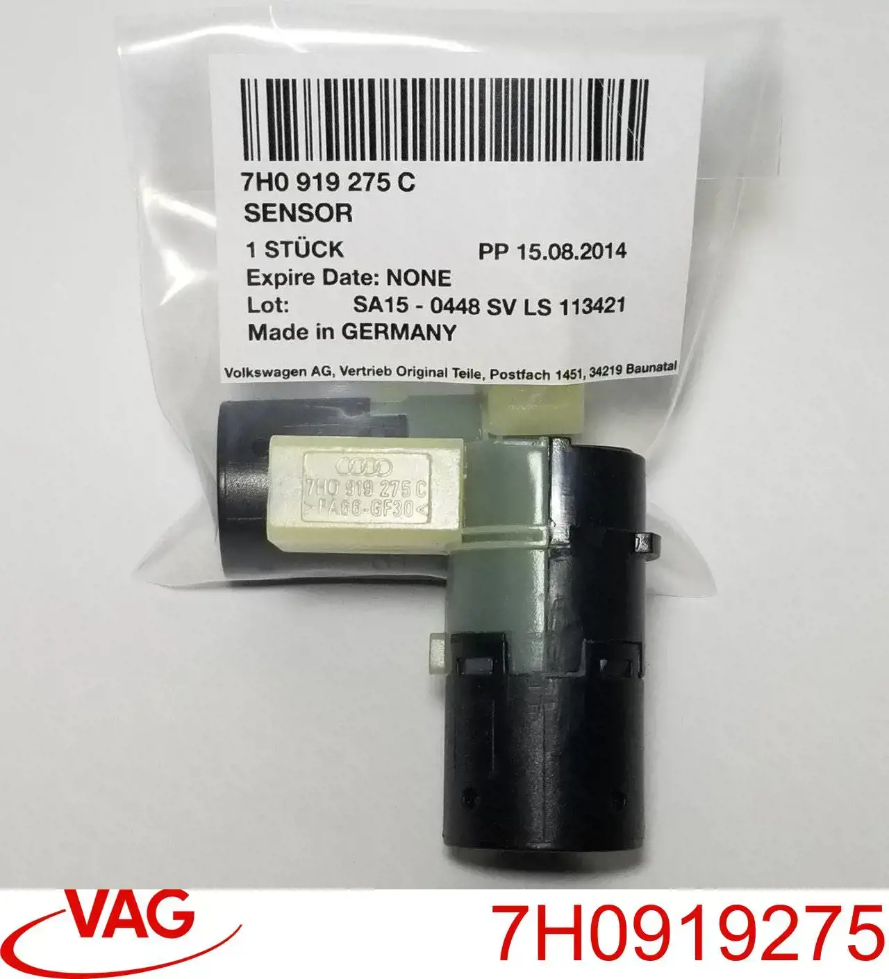 Датчик сигнализации парковки (парктроник) передний боковой VAG 7H0919275 цена, от 10.66 USD