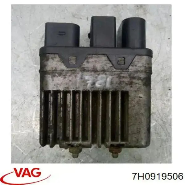 7H0919506 VAG regulador de revoluções de ventilador de esfriamento (unidade de controlo)