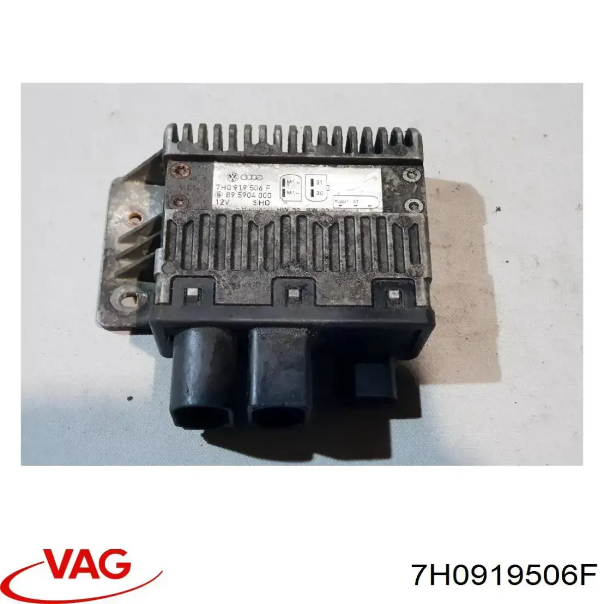 7H0919506F VAG regulador de revoluções de ventilador de esfriamento (unidade de controlo)
