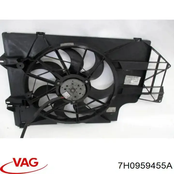 7H0959455A VAG электровентилятор охлаждения в сборе (мотор+крыльчатка)