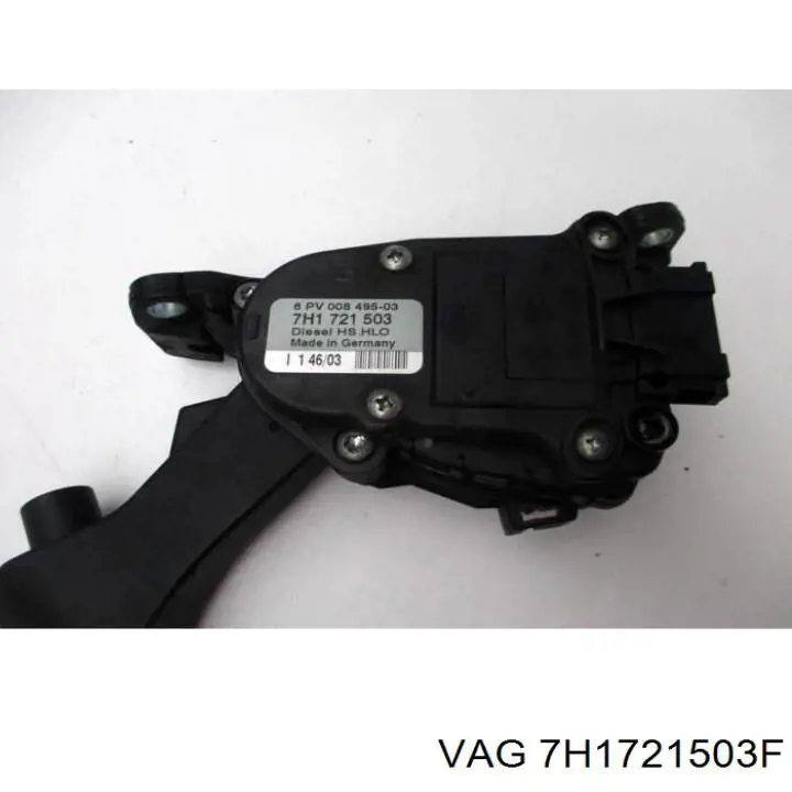 7H1721503F VAG pedal de gás (de acelerador)