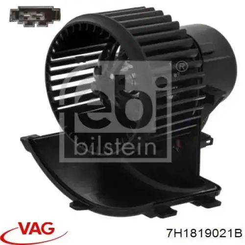 Мотор вентилятора печки (отопителя салона) VAG 7H1819021B цена, от 41.25 USD