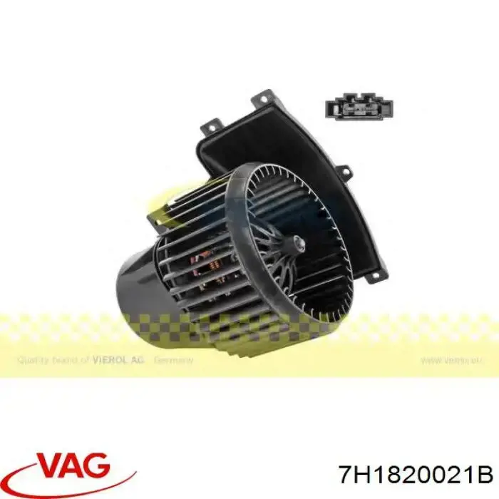 Купить 7H1820021B VAG Электродвигатели (электродвигатель отопителя) или розетка прицепа штепсельная