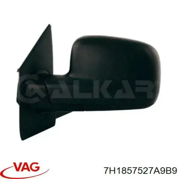 Купить 7H1857527A9B9 VAG Накладка водительского зеркала