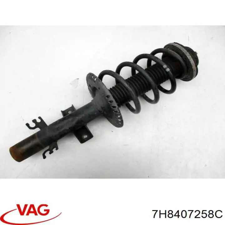 Купить 7H8407258C VAG Ось передняя и поворотные кулаки