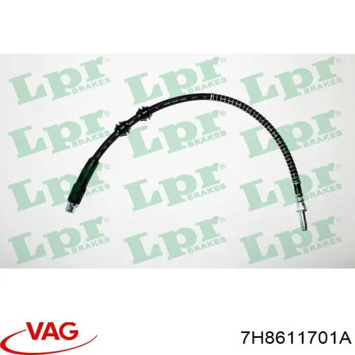 Шланг тормозной передний VAG 7H8611701A цена, от 11.74 USD