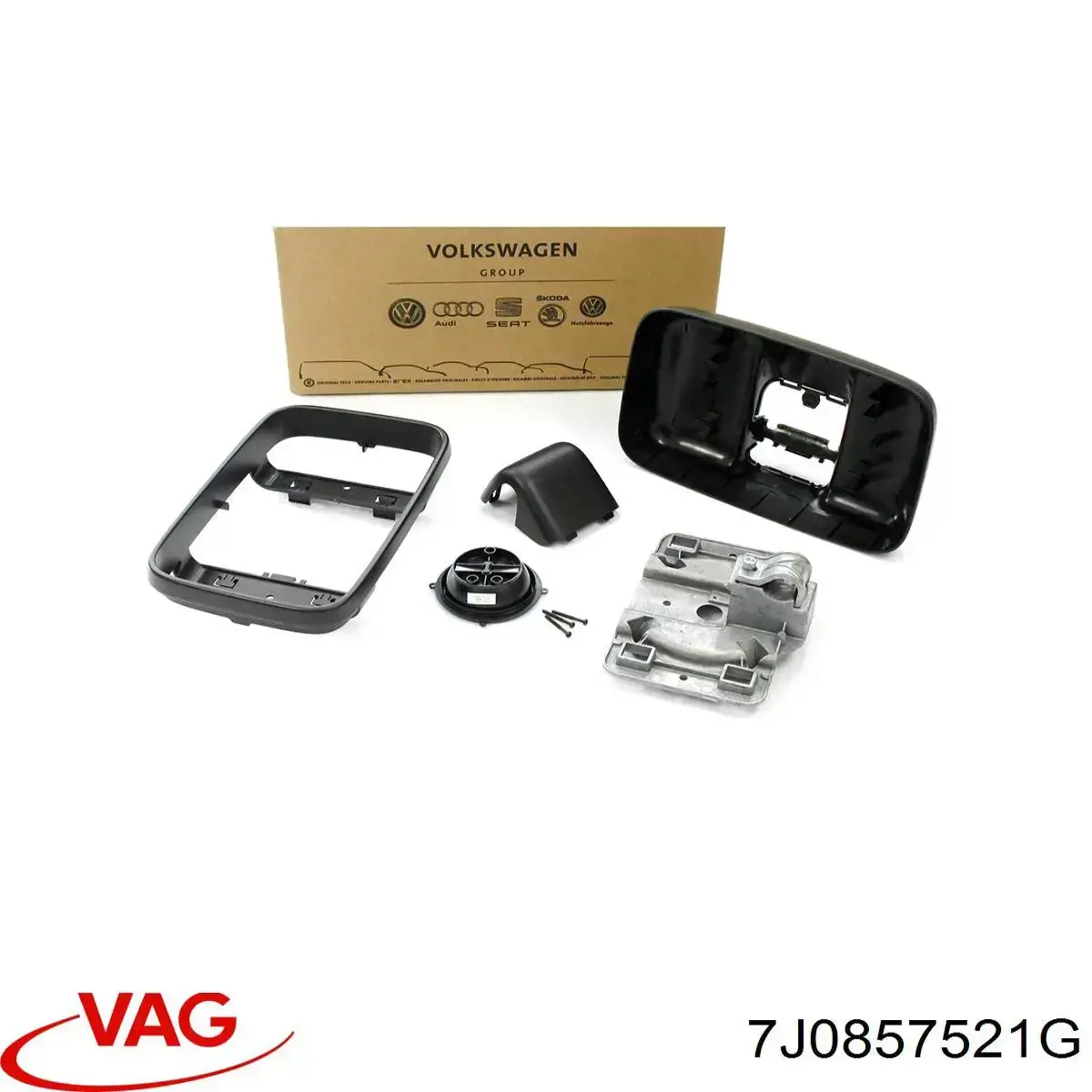7J0857521G VAG Стекло зеркала заднего вида