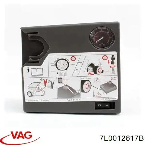 7L0012617B VAG компрессор для подкачки шин