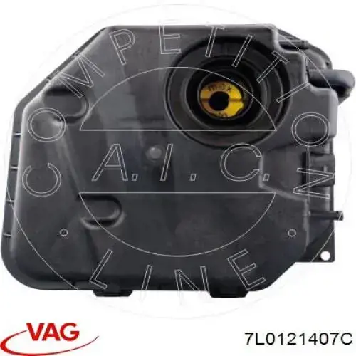Бачок системы охлаждения двигателя расширительный VAG 7L0121407C цена, от 33.90 USD