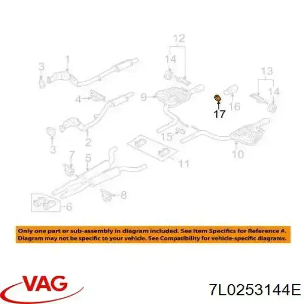  VAG 7L0253144E цена, от 53.12 USD