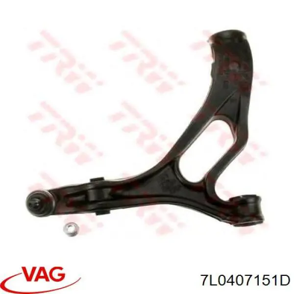 Левый рычаг передней нижней подвески VAG 7L0407151D цена, от 94.01 USD