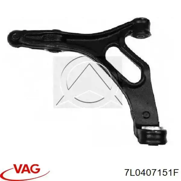 Левый рычаг передней нижней подвески VAG 7L0407151F цена, от 211.90 USD