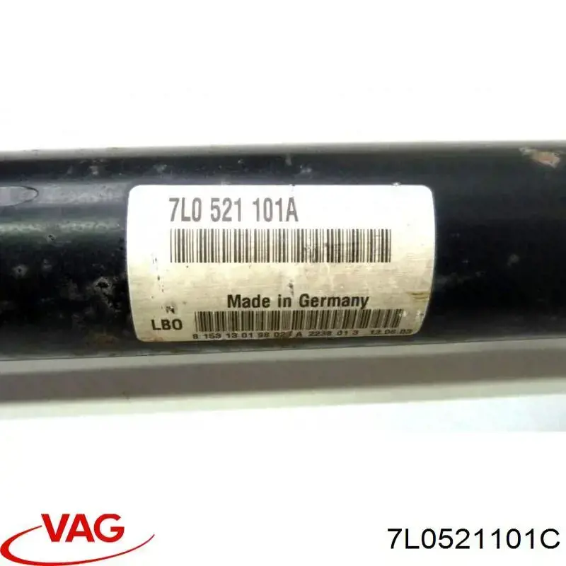 Вал карданный к переднему мосту VAG 7L0521101C цена, от 60.95 USD
