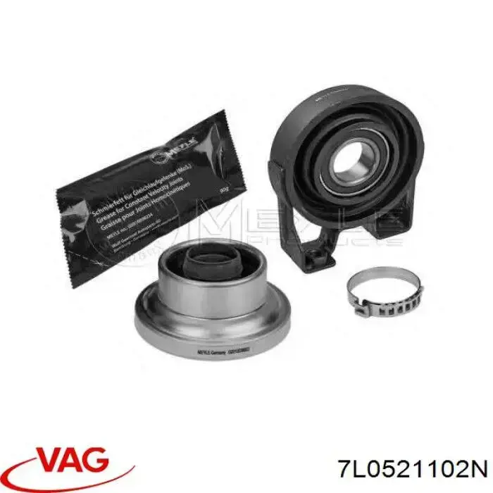 Купить 7L0521102N VAG Кардан задний
