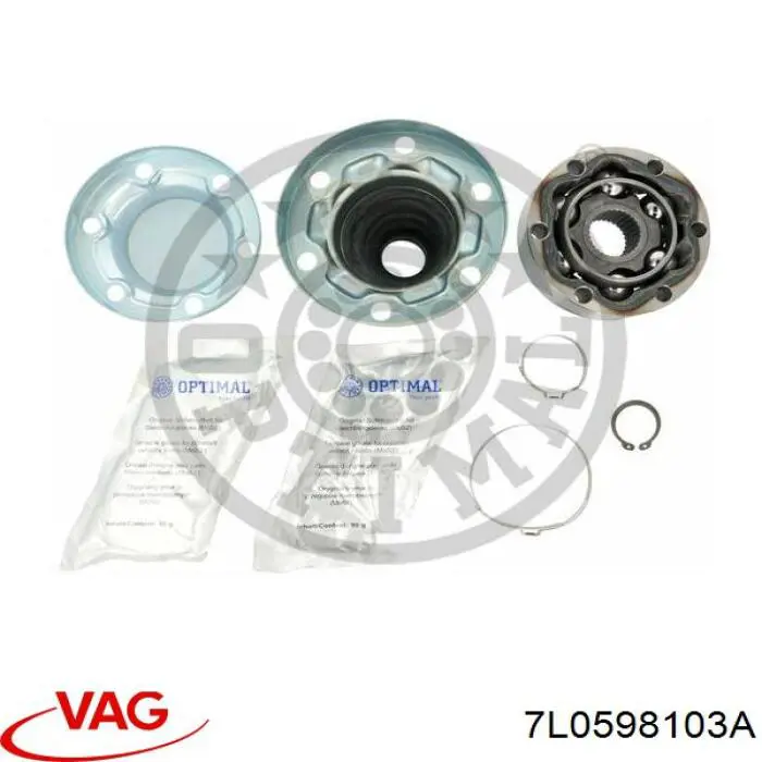 ШРУС внутренний задний 7L0598103AV VAG