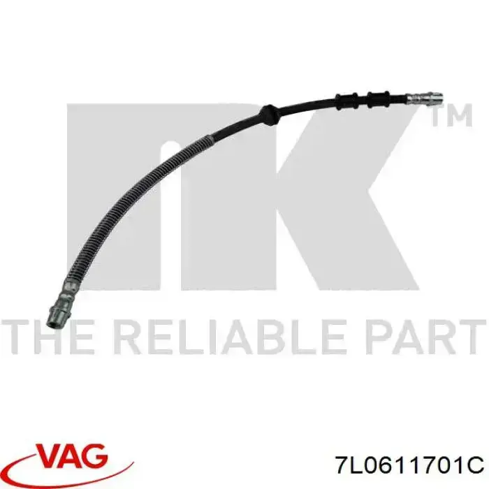 Шланг тормозной передний VAG 7L0611701C цена, от 11.40 USD