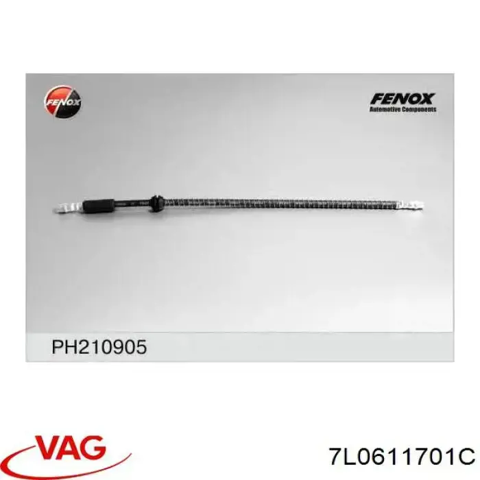 Купить 7L0611701C VAG Шланг тормозной передний