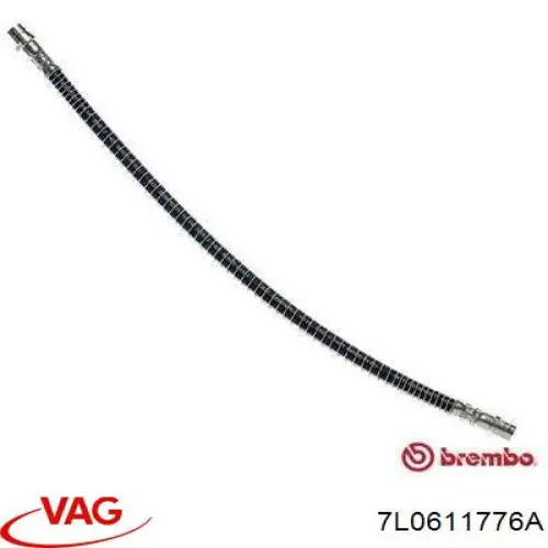 Купить 7L0611776A VAG Задний тормозной шланг
