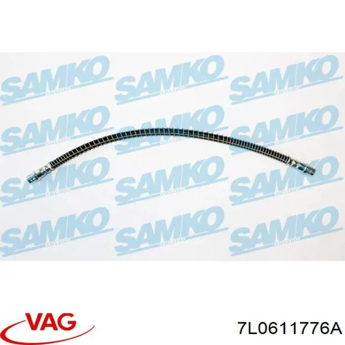 Задний тормозной шланг 7L0611776A VAG