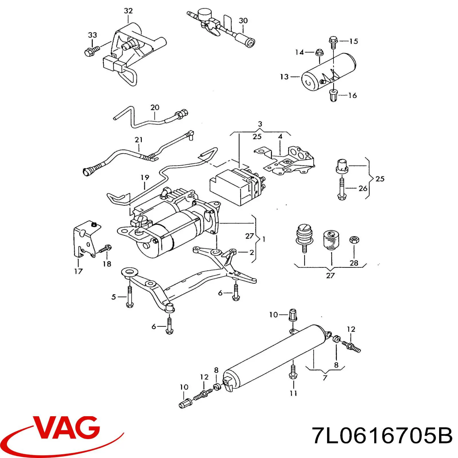  VAG 7L0616705 цена, от 127.30 USD