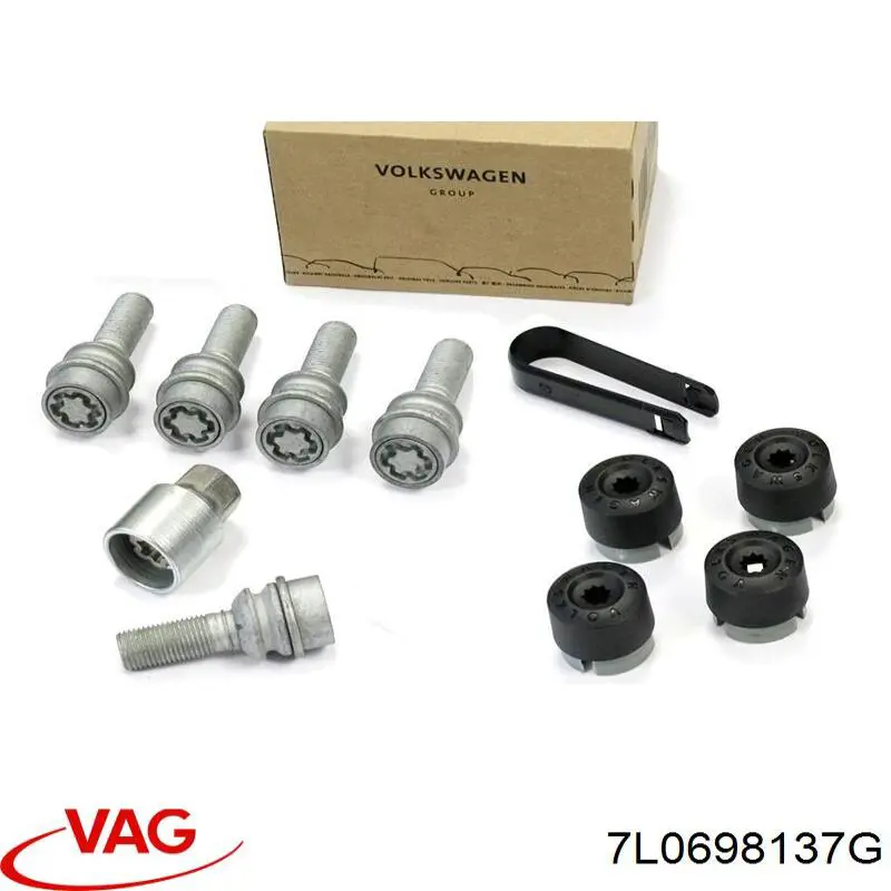 Болт колесный  VAG 7L0698137G цена, от 2.45 USD