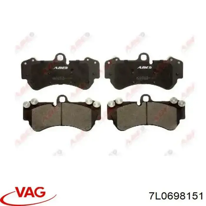 Купить 7L0698151 VAG Колодки тормозные