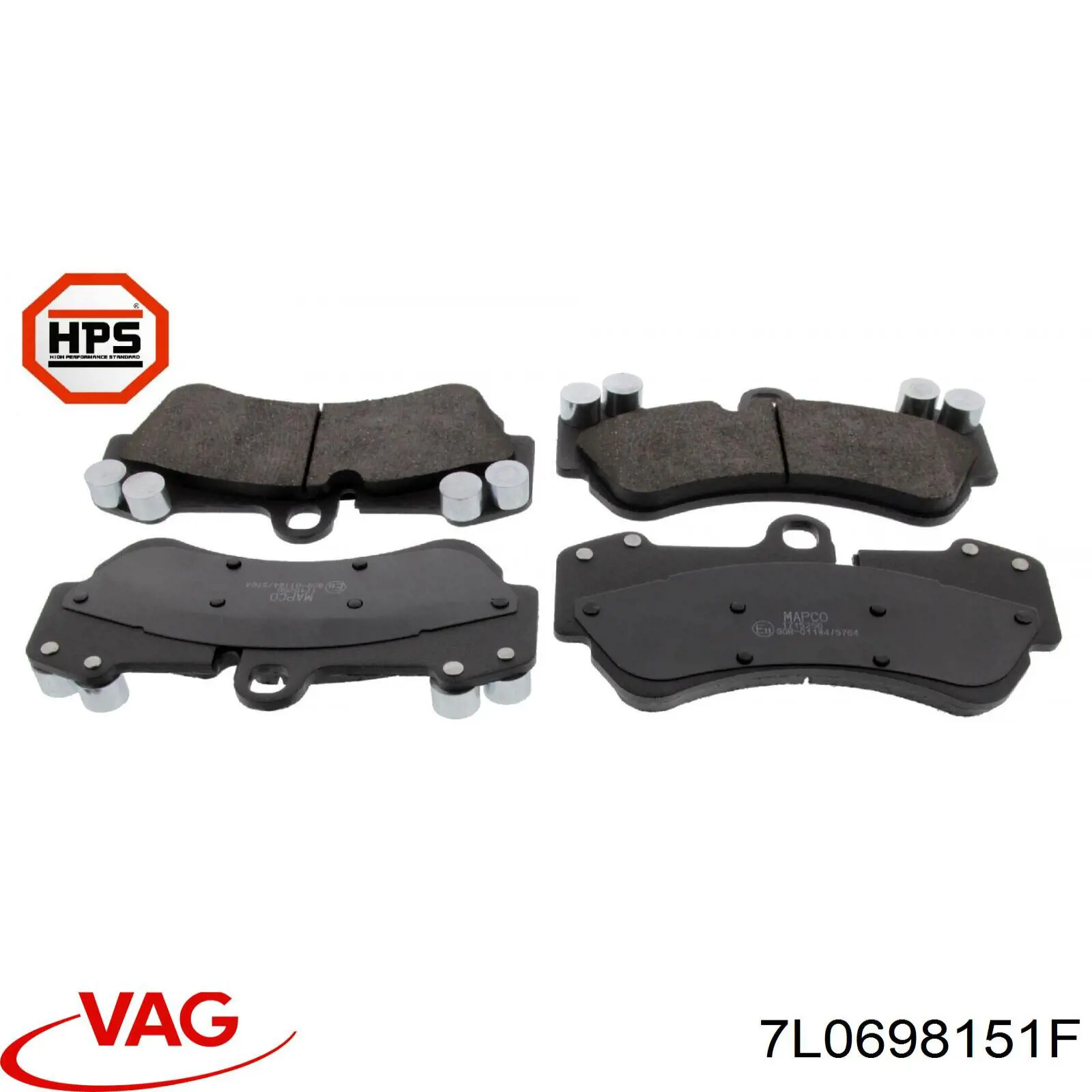 Колодки VAG 7L0698151F цена, от 57.50 USD