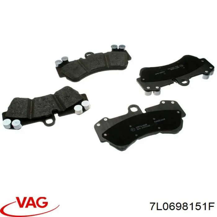Купить 7L0698151F VAG Колодки тормозные
