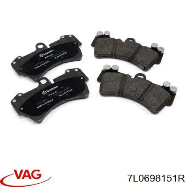 Передние тормозные колодки 7L0698151R VAG