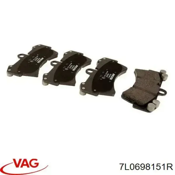 7L0698151R VAG Колодки передние