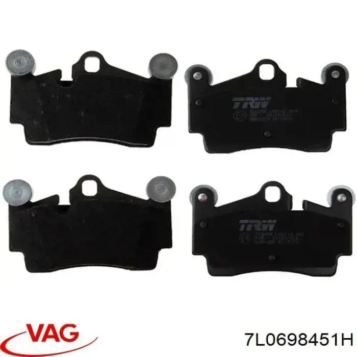 Колодки дисковые  VAG 7L0698451H цена, от 122.97 USD