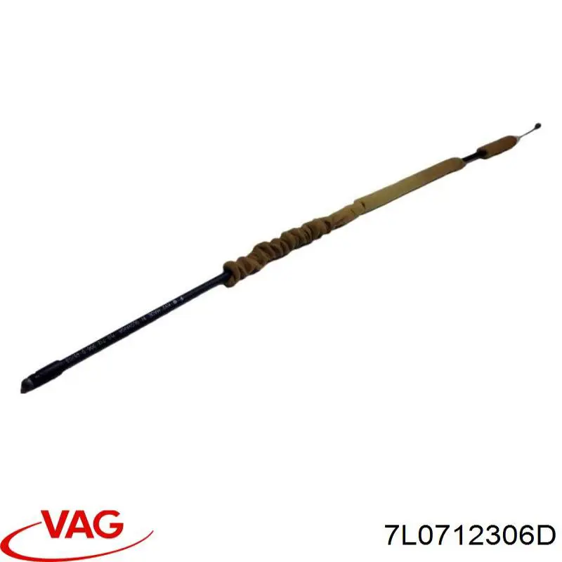 Трос ручного тормоза передний VAG 7L0712306B цена, от 3.54 USD