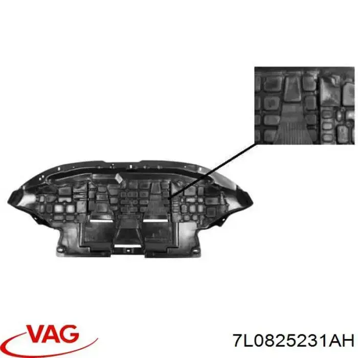 Защита днища, средняя часть AND 30825020 цена, от 25.06 USD