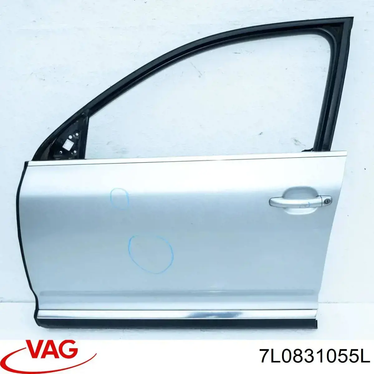 Porta dianteira esquerda para Volkswagen Touareg I 7LA, 7L6, 7L7