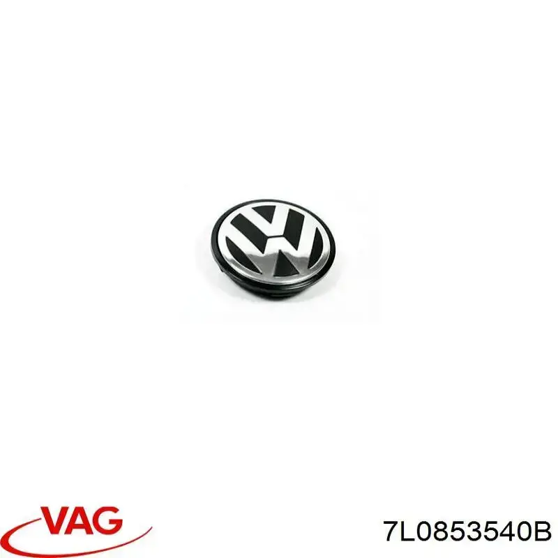 Купить 7L0853540B VAG Накладка (молдинг) порога наружная задняя правая