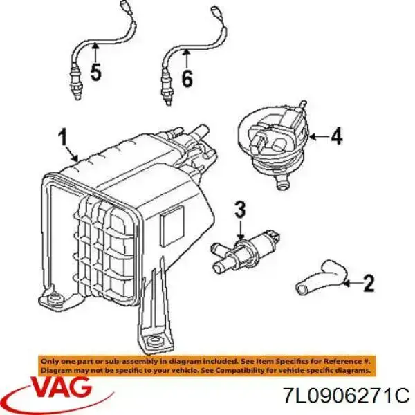 Насос диагностики течи в баке VAG 7L0906271C цена, от 30.47 USD