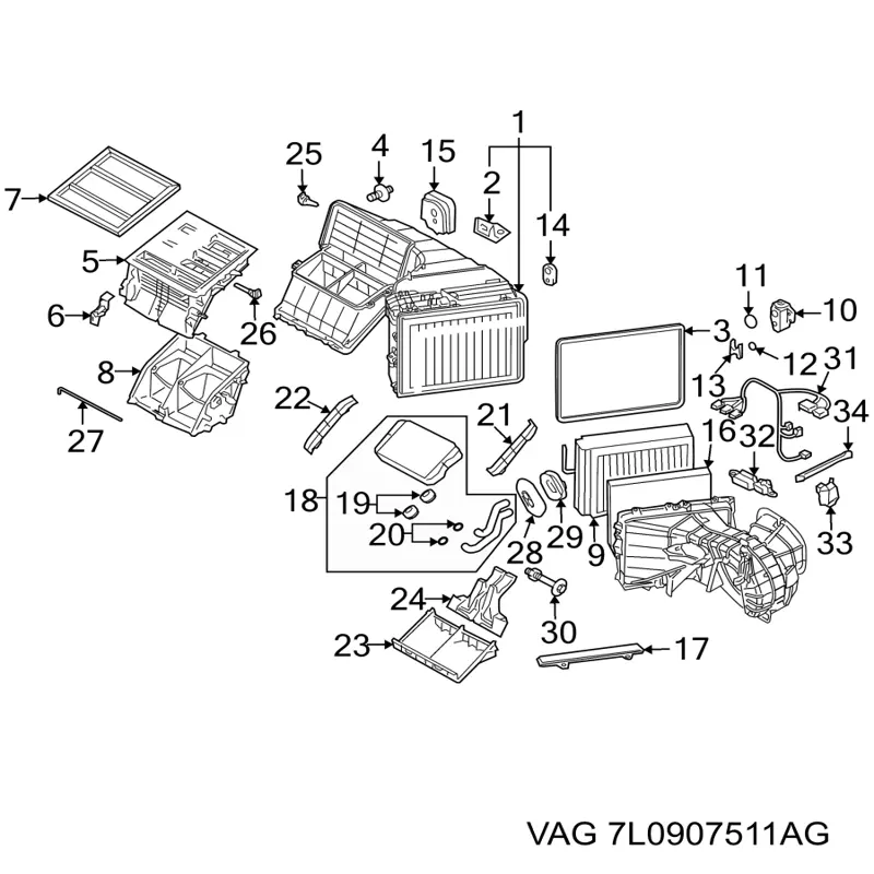  VAG 7L0907511AG цена, от 11.74 USD