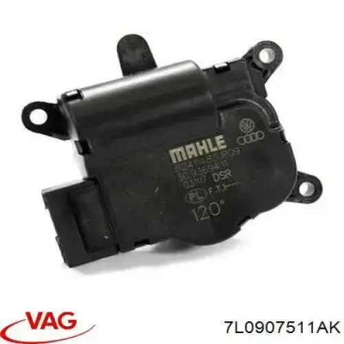 Мотор заслонки рециркуляции воздуха VAG 7L0907511AK цена, от 19.07 USD