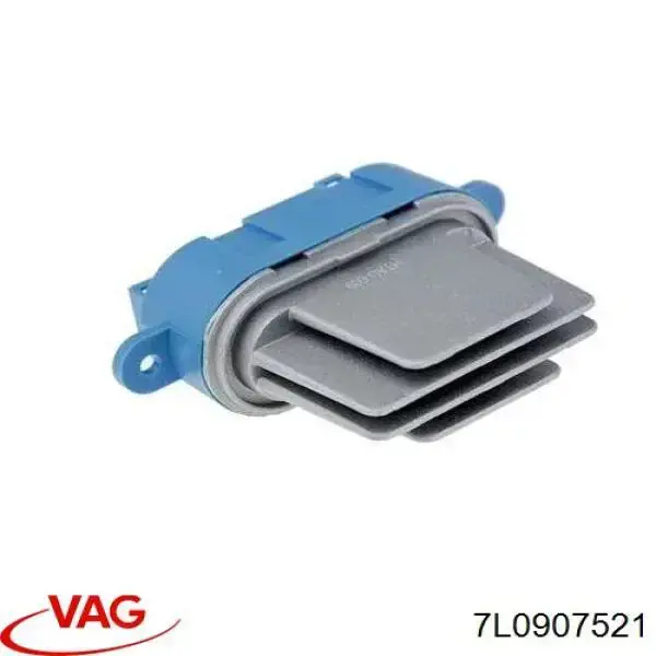 Резистор (сопротивление) вентилятора печки (отопителя салона) задний VAG 7L0907521