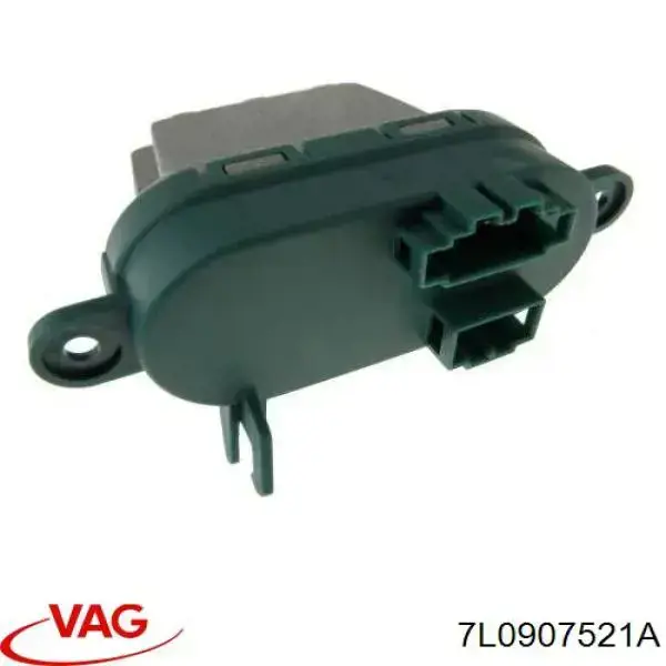 7L0907521A VAG resistor (resistência traseiro de ventilador de forno (de aquecedor de salão))