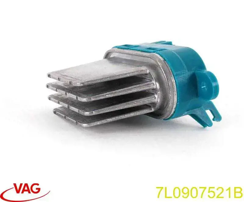 Резистор (сопротивление) вентилятора печки (отопителя салона) задний VAG 7L0907521B