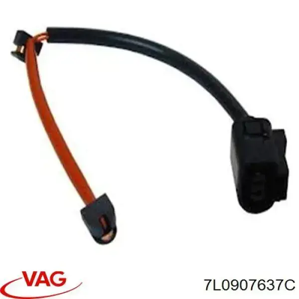 7L0907637C VAG  Датчик износа тормозных колодок задний