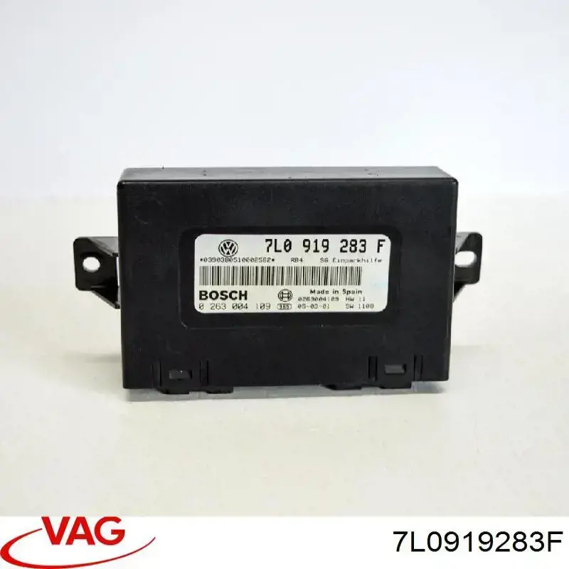 7L0919283F VAG Модуль (блок ЭБУ) управления парктроником